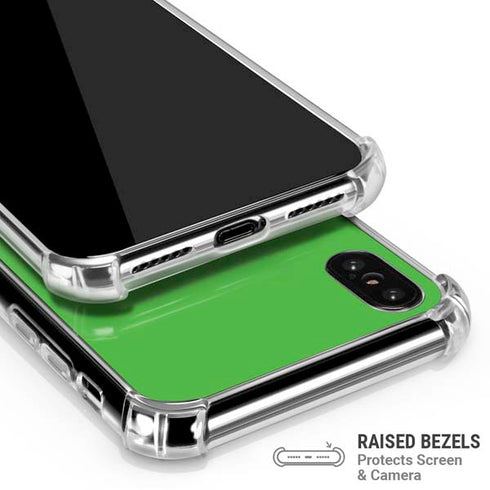 Kelly Green iPhone XS Max Clear Case